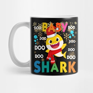 christmas baby shark Mug